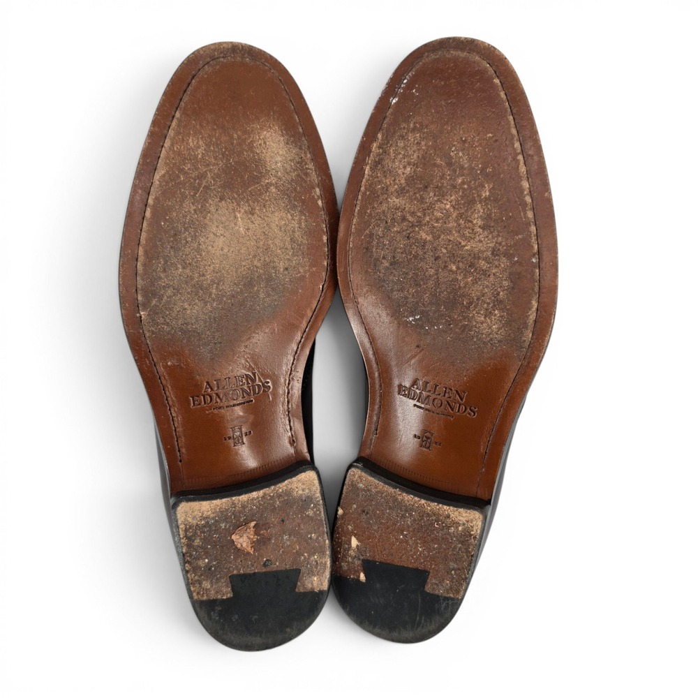 Allen Edmonds Mens 10 Brown Leather Chukka Boots USA Made Moc Toe Lace Up EUC - Picture 5 of 7